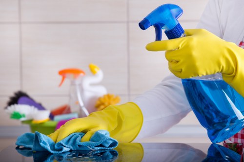 Professional mattress cleaning in a bedroom setting
