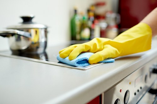 Treating a stain on clothing with gentle cleaning methods